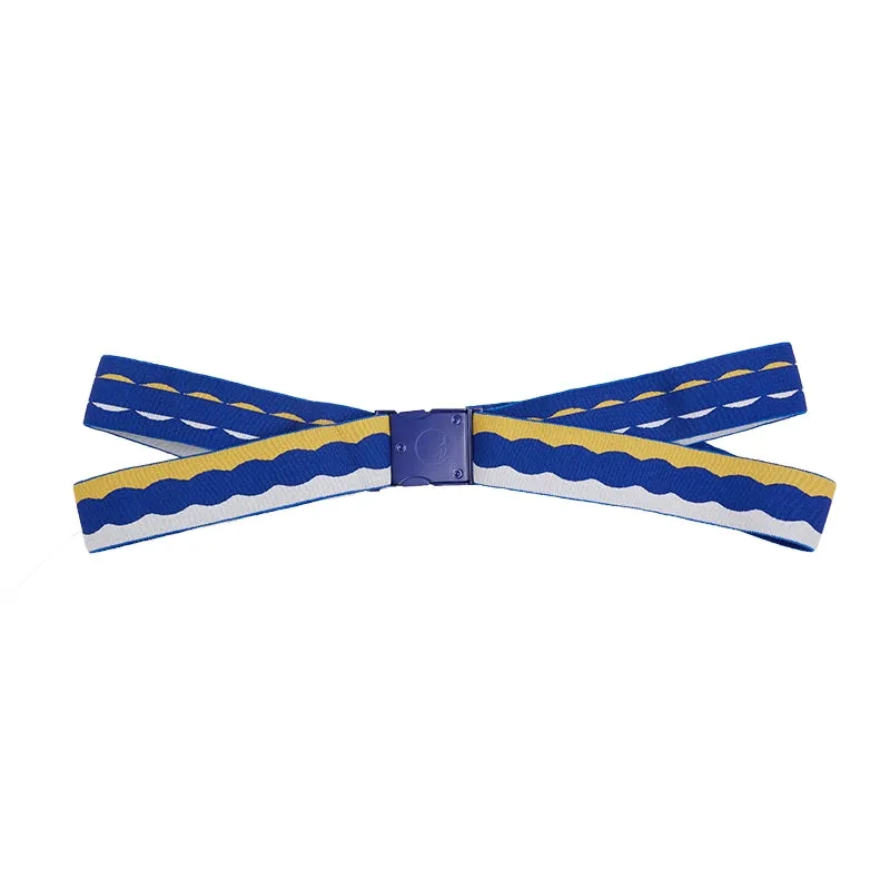 Retro Wavy Elastic Belt