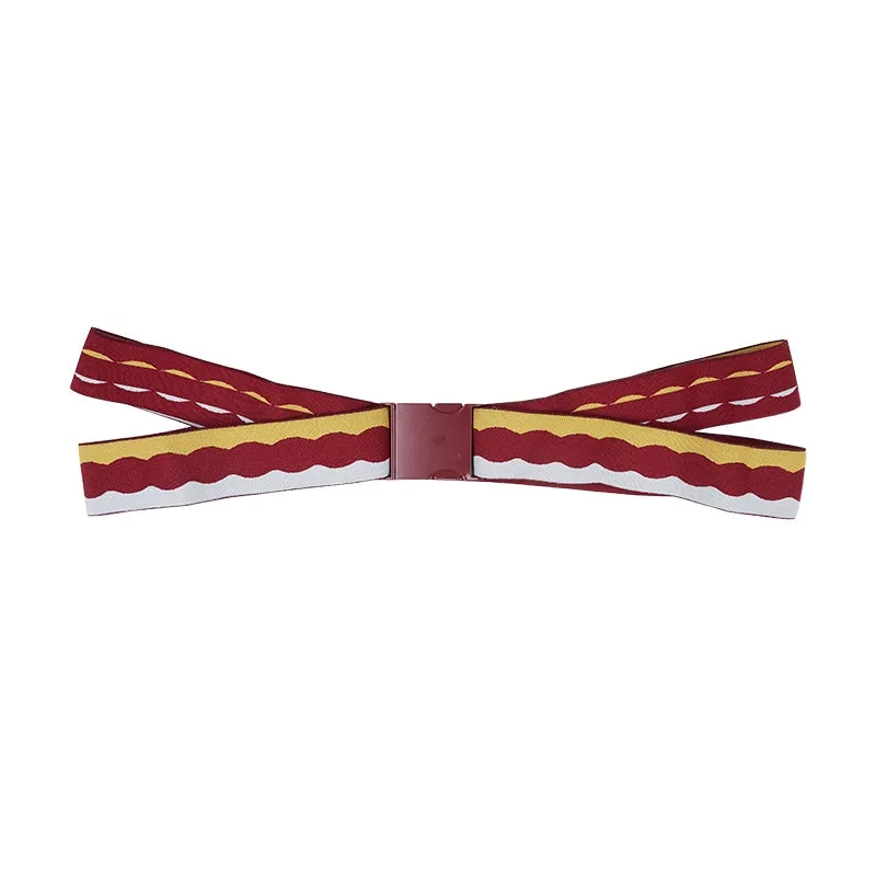 Retro Wavy Elastic Belt