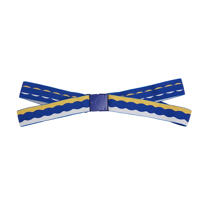 Retro Wavy Elastic Belt