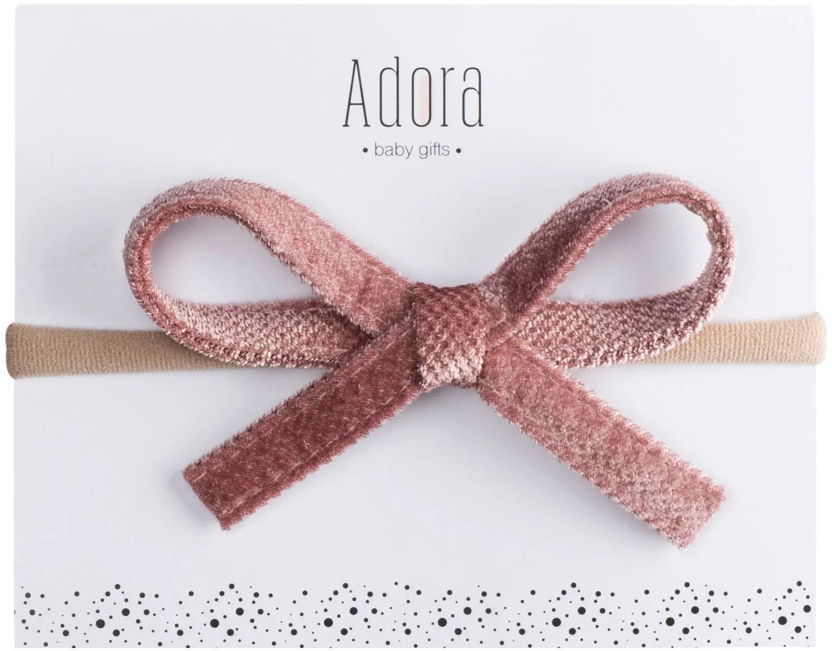 Ribbon Bow Headband by Adora Baby Gifts (Color Options)
