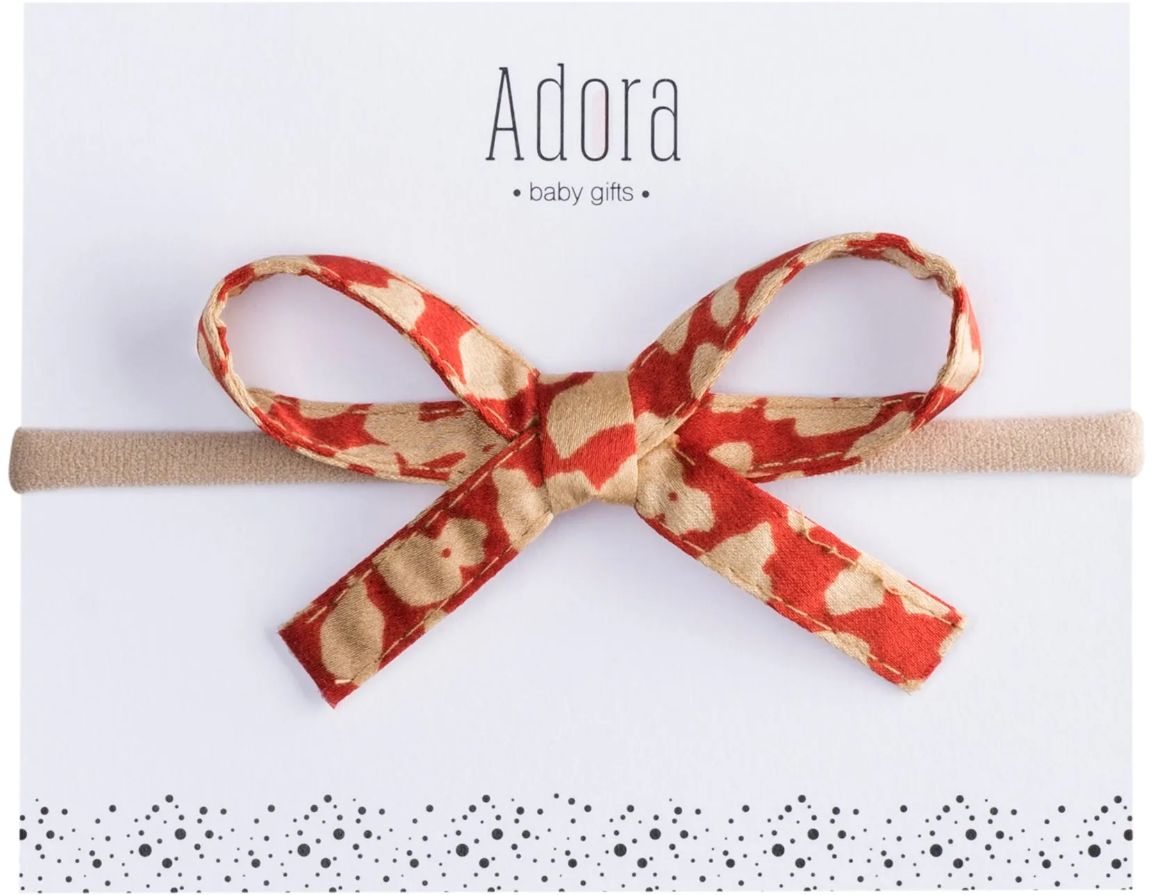 Ribbon Bow Headband by Adora Baby Gifts (Color Options)