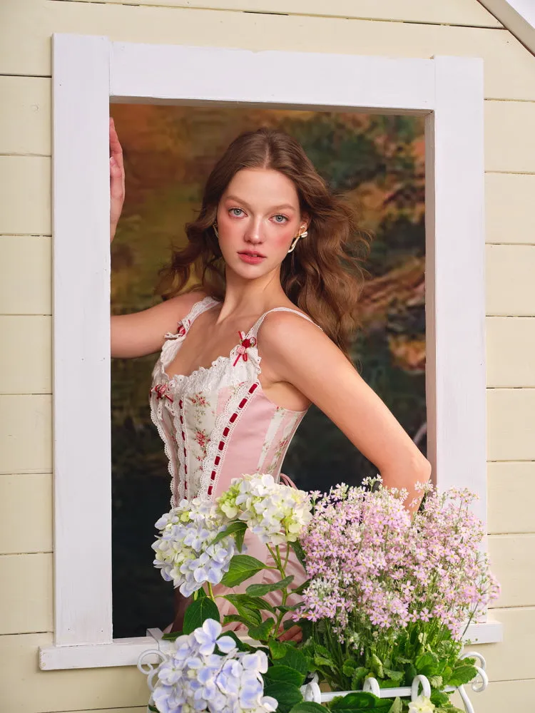 Rococo Rose Corset Top