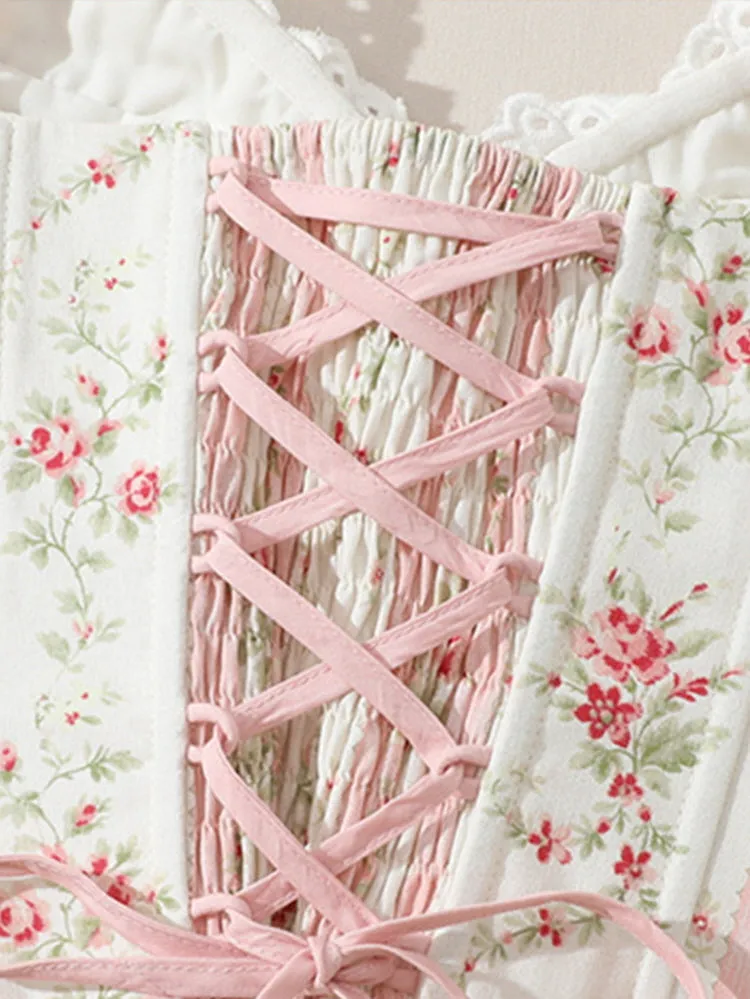Rococo Rose Corset Top