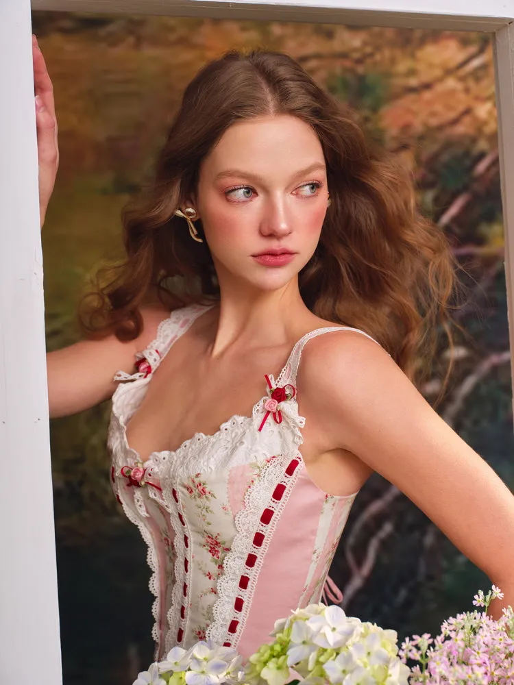 Rococo Rose Corset Top