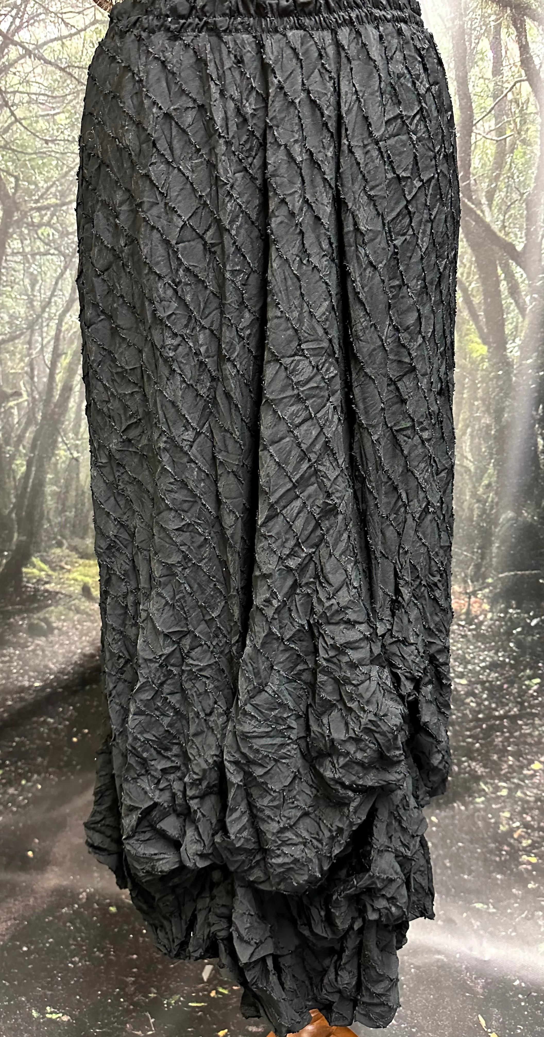 Rooshed skirt