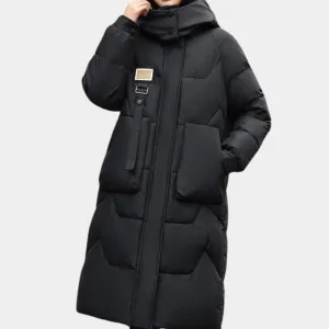 Samantha - luxurious padded women's jacket with cozy hood