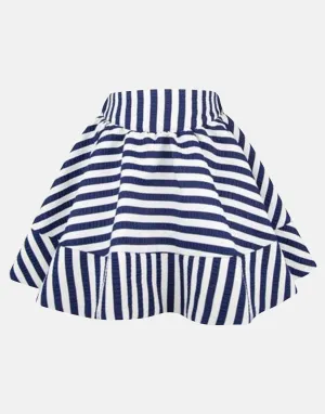 Scarlett : Bold stripe skirt
