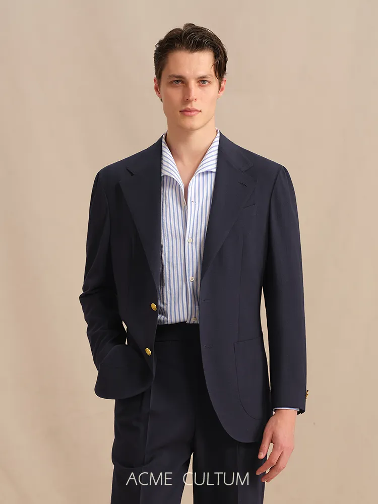 Seersucker Wool Suit
