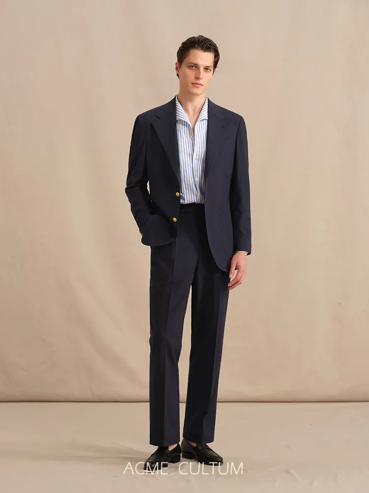 Seersucker Wool Suit