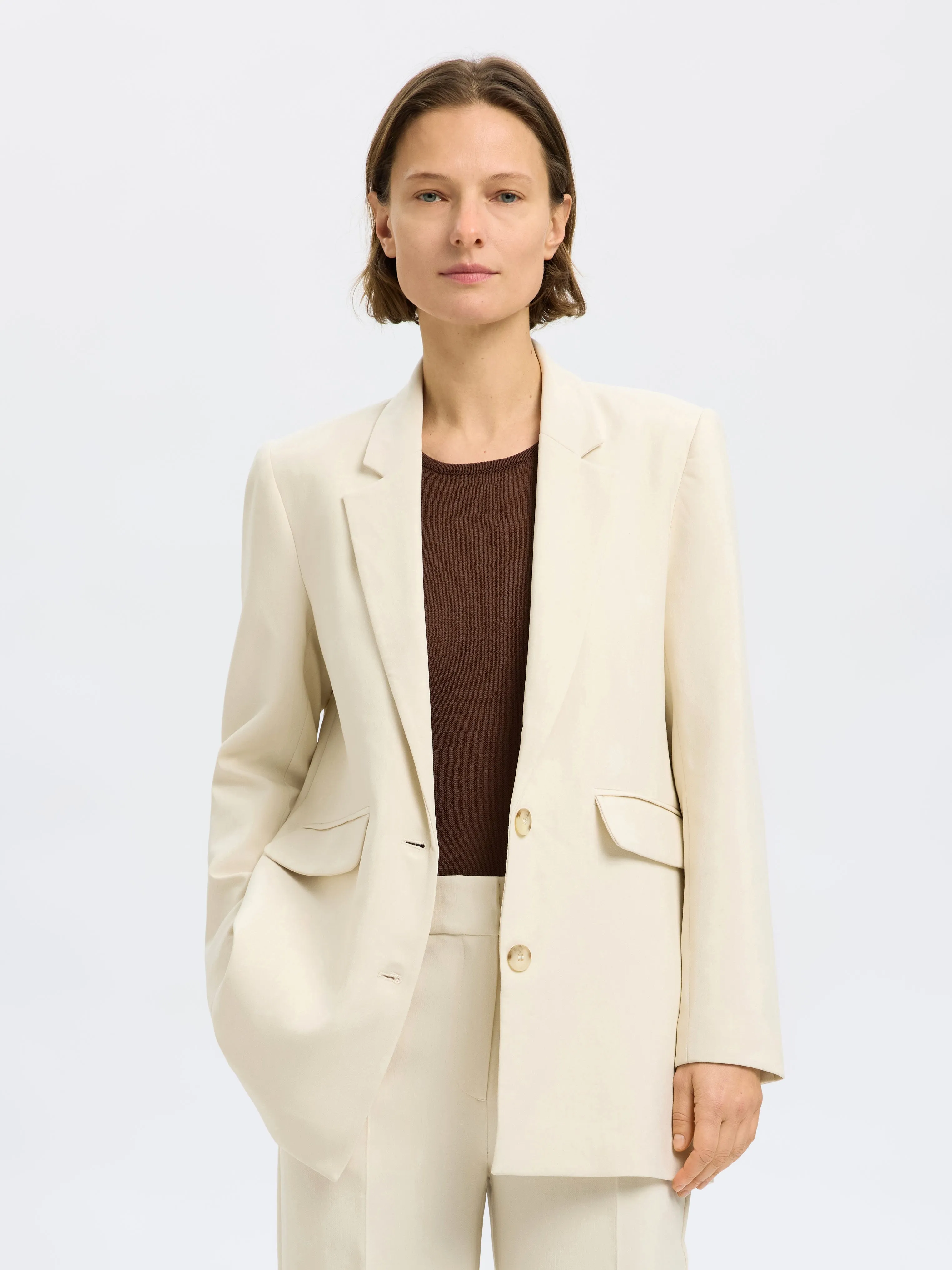 Selected Femme - Blazer - Birch - Rita Relaxed
