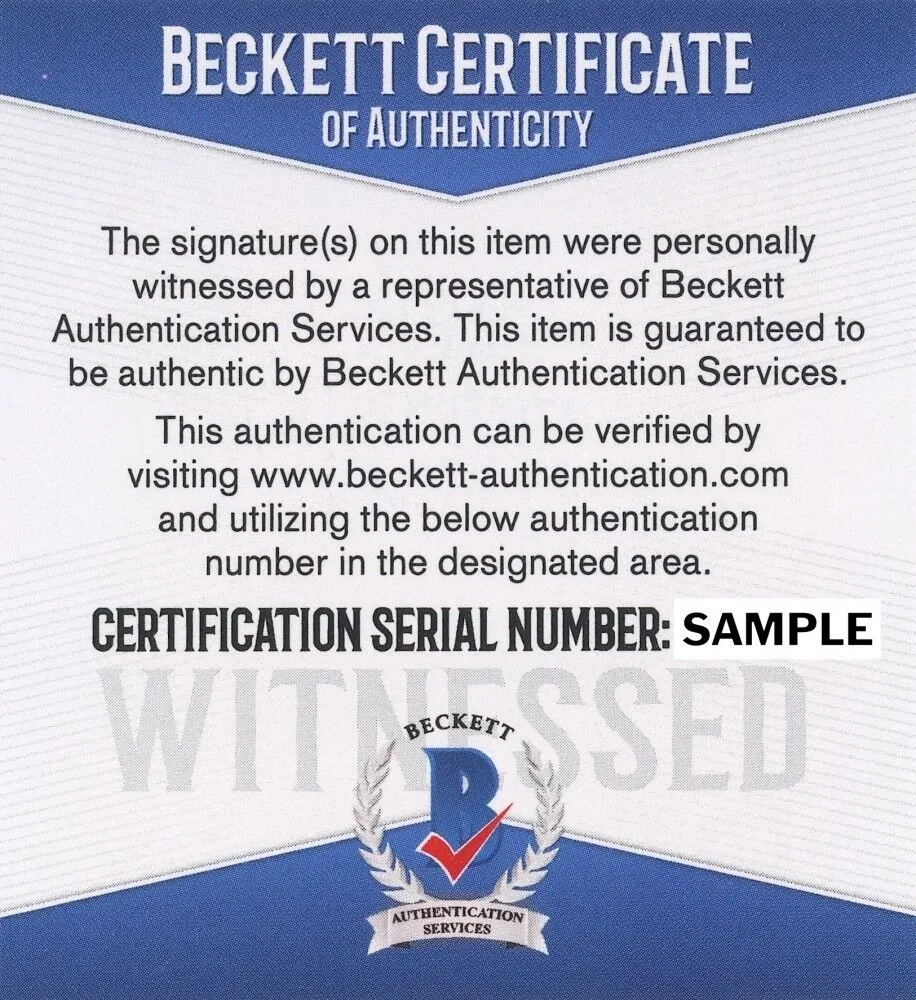Sergei Bobrovsky Signed Blue Jackets Jersey (Beckett) Columbus All Star Goalie