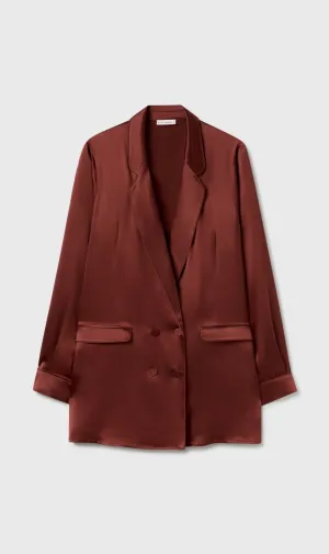 Silk Laundry | Relaxed Blazer - Canyon