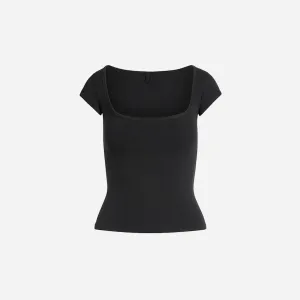 Skims Scoop Neck T-Shirt Cotton Jersey