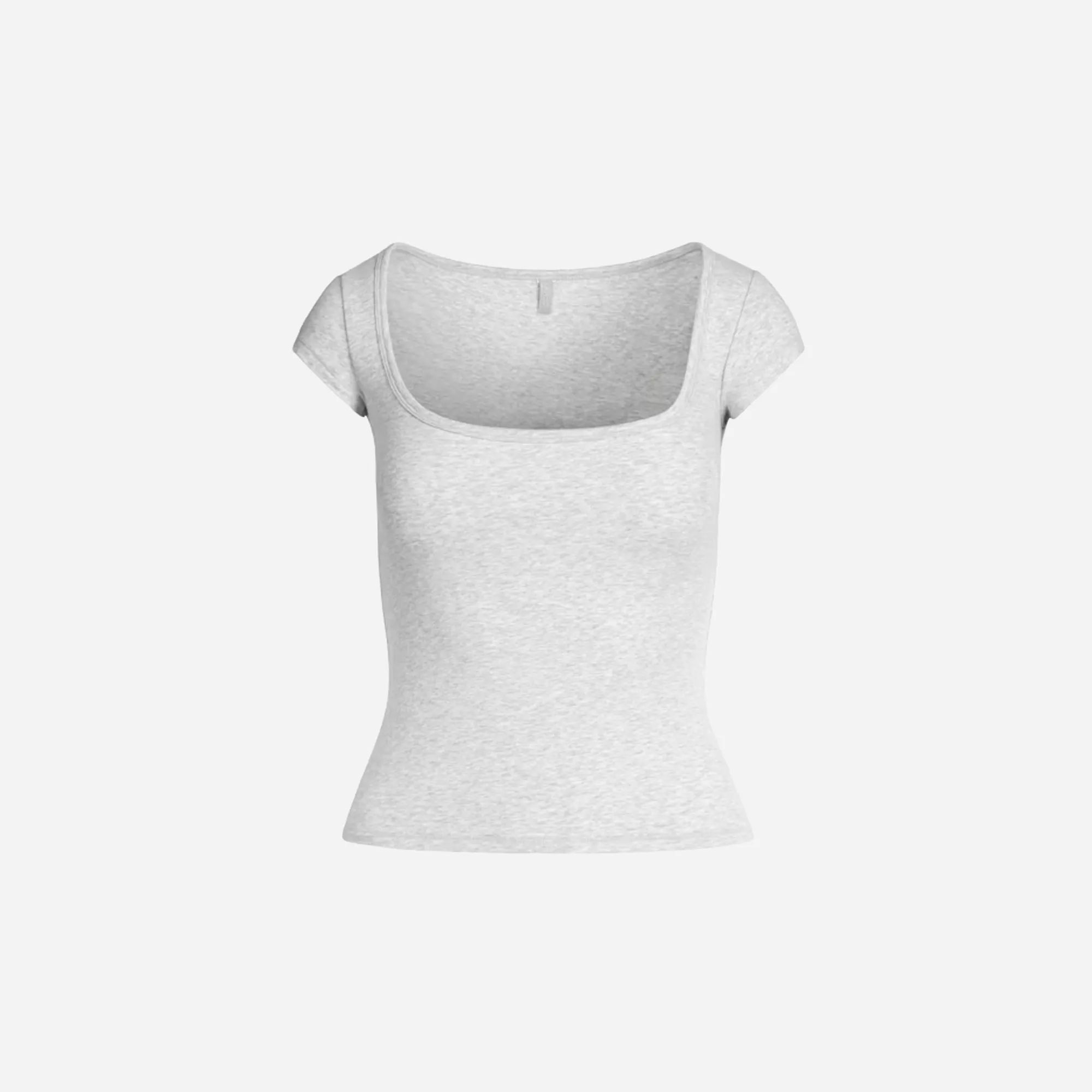 Skims Scoop Neck T-Shirt Cotton Jersey