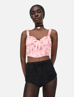 Skye Bustier Top - Pink
