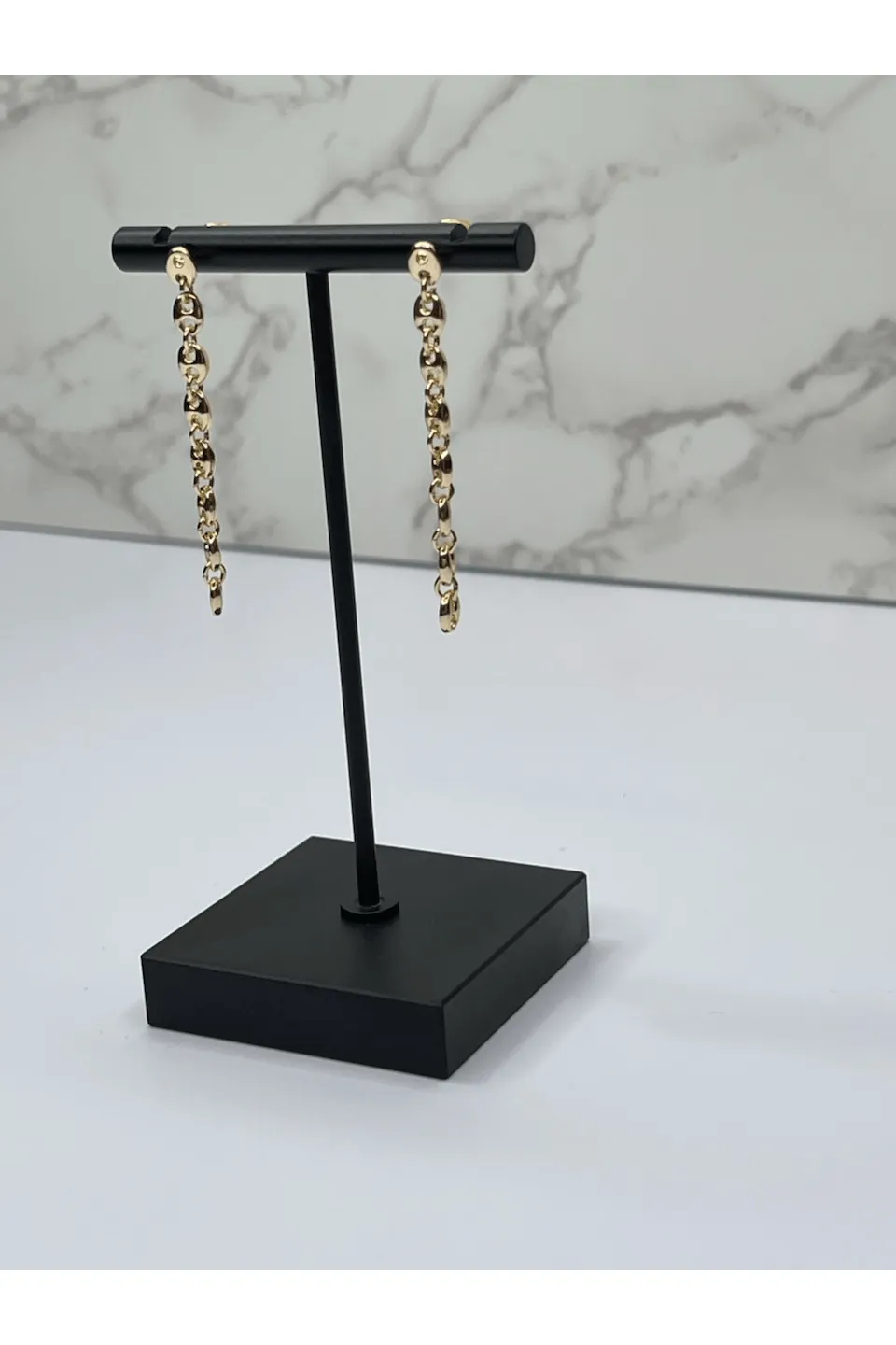 Slim Chain Link Earrings