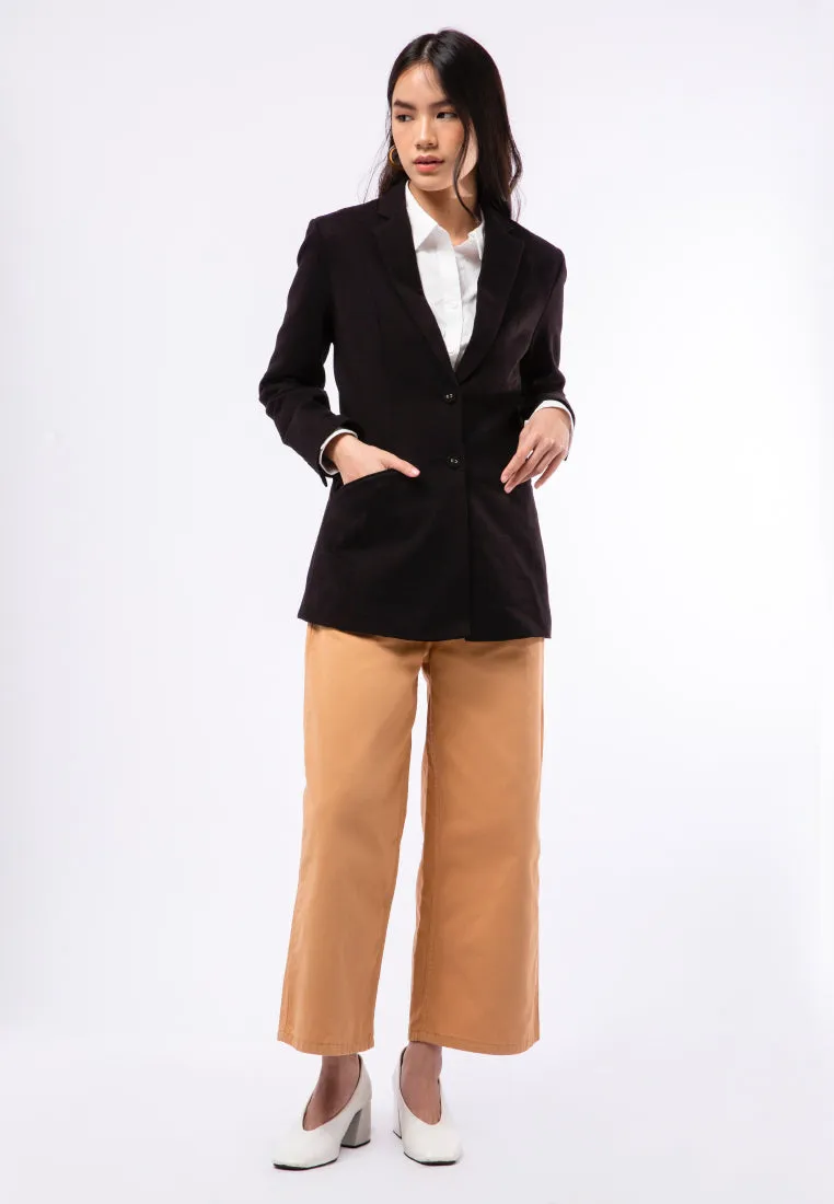 Slim Fit Long Sleeve Blazer