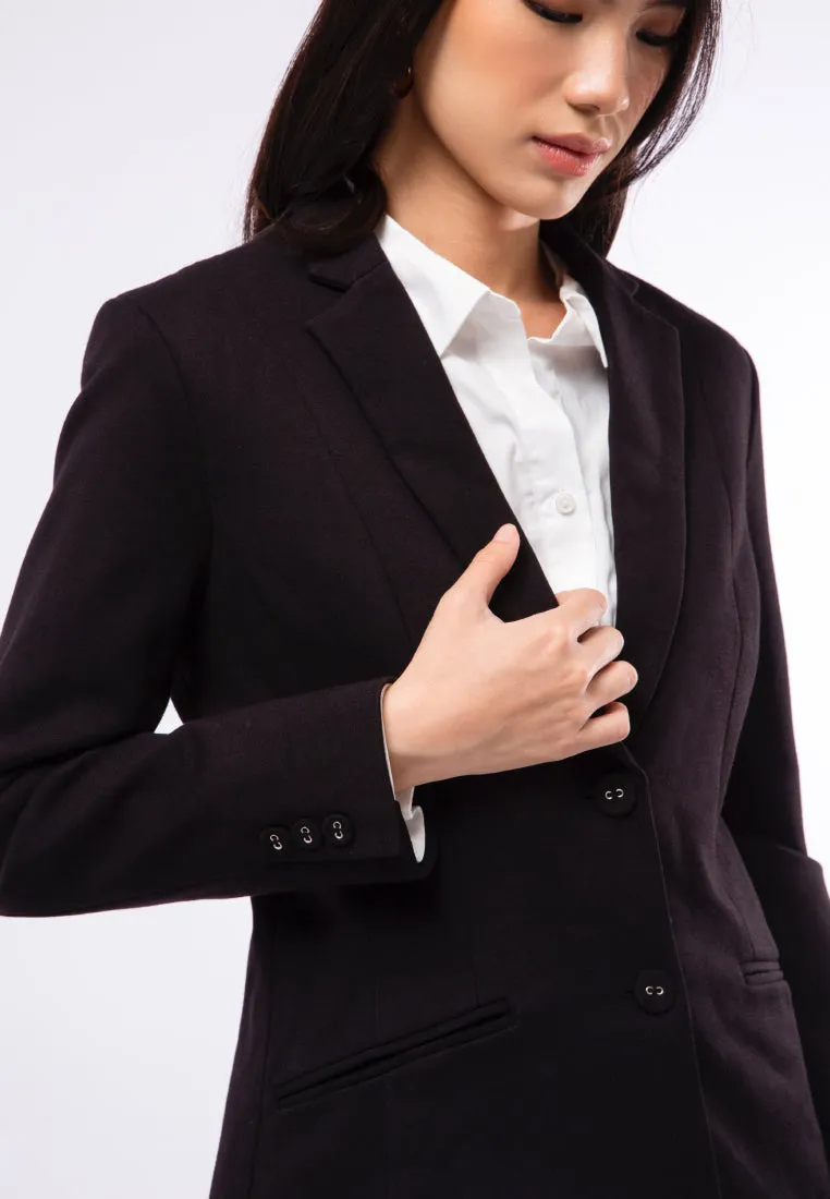 Slim Fit Long Sleeve Blazer