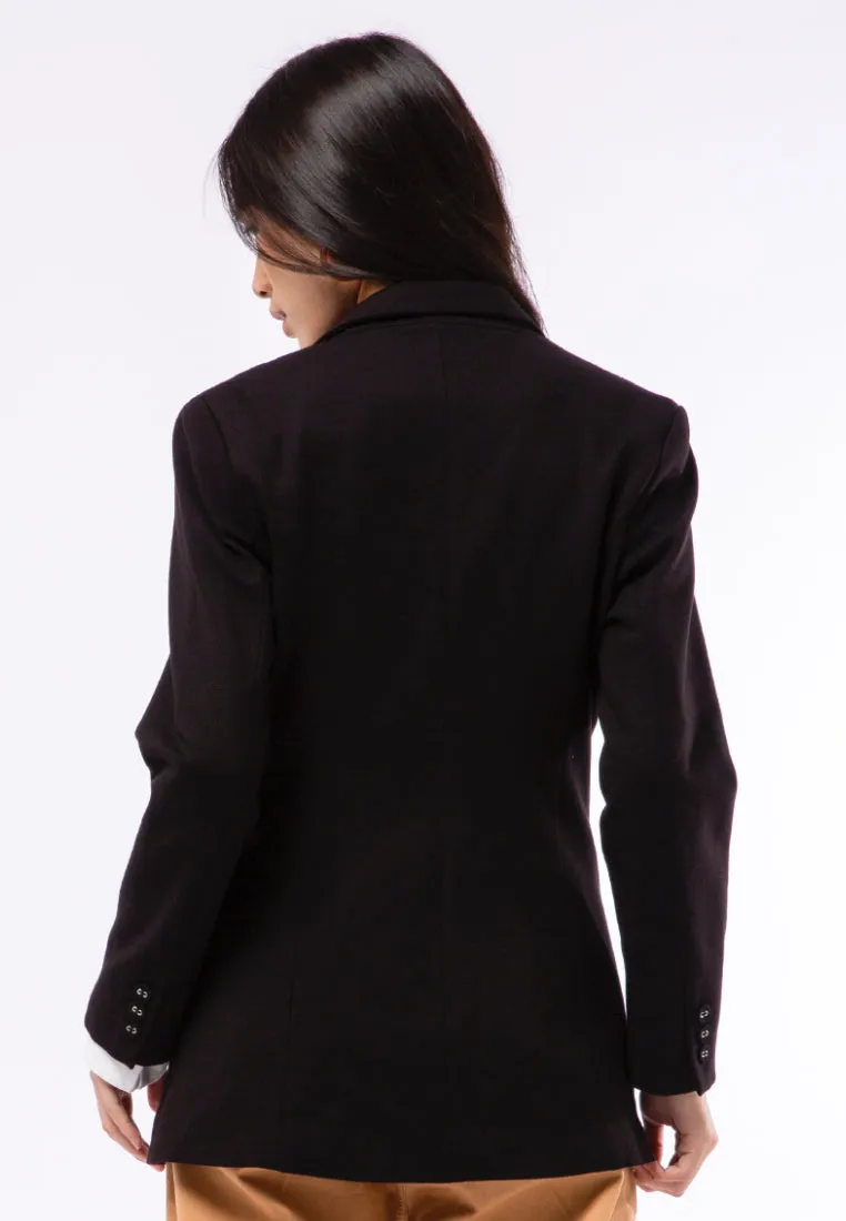 Slim Fit Long Sleeve Blazer