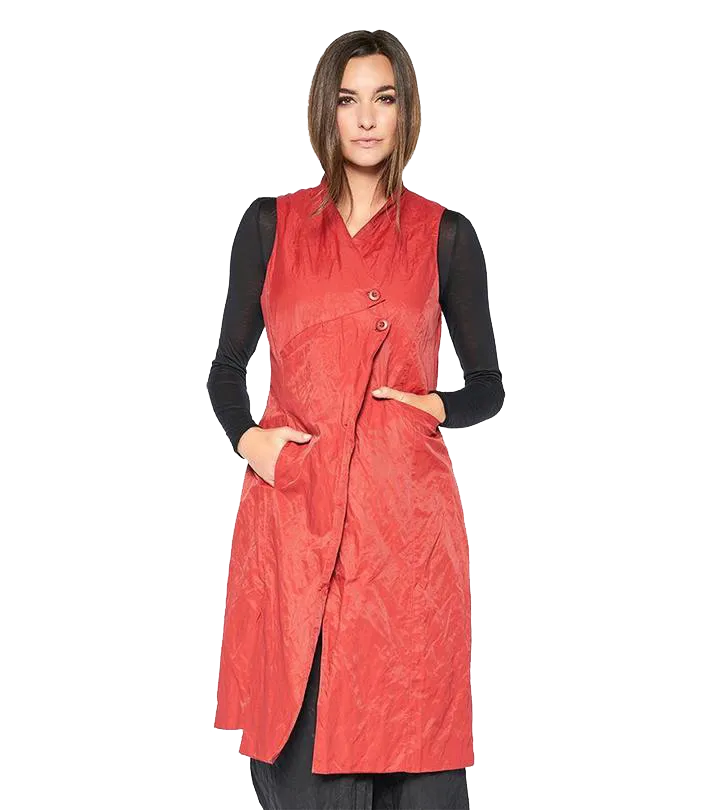 Smart Moves Vest-Cotton Metal Twill (Final Sale)
