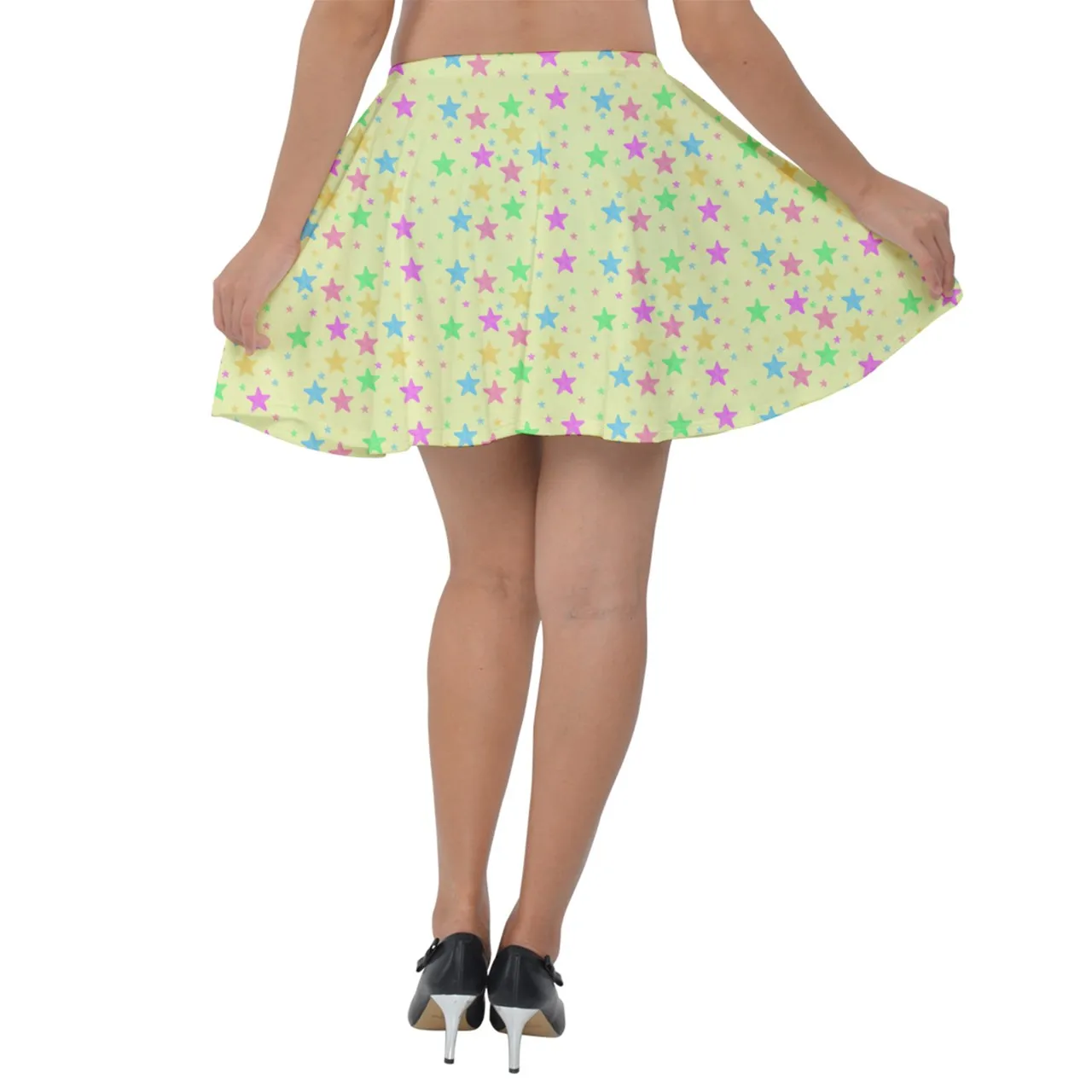 Soft Stars Velvet Skater Skirt