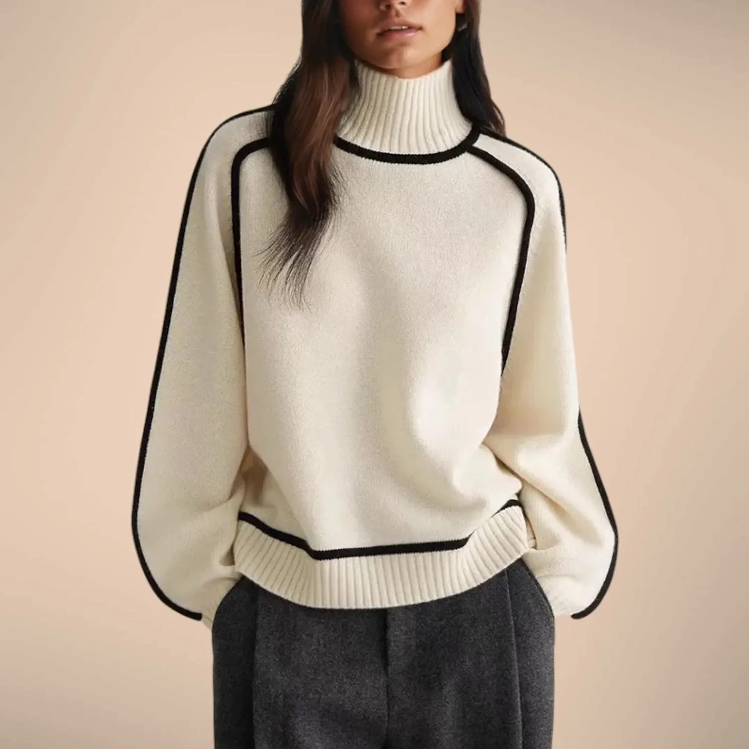 Solange Chainette Turtleneck