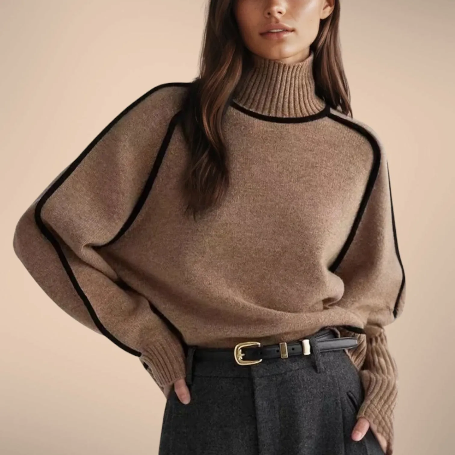 Solange Chainette Turtleneck