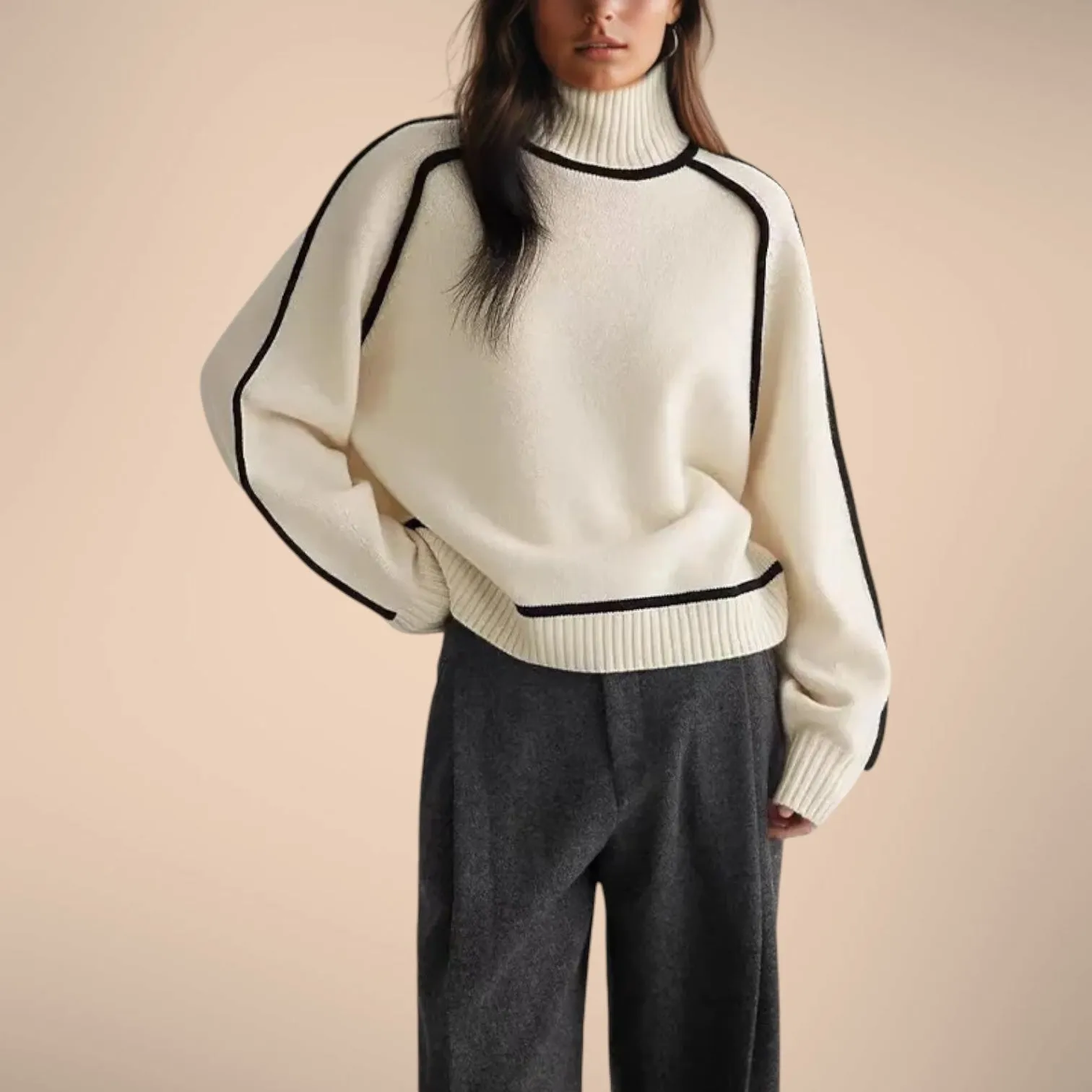 Solange Chainette Turtleneck
