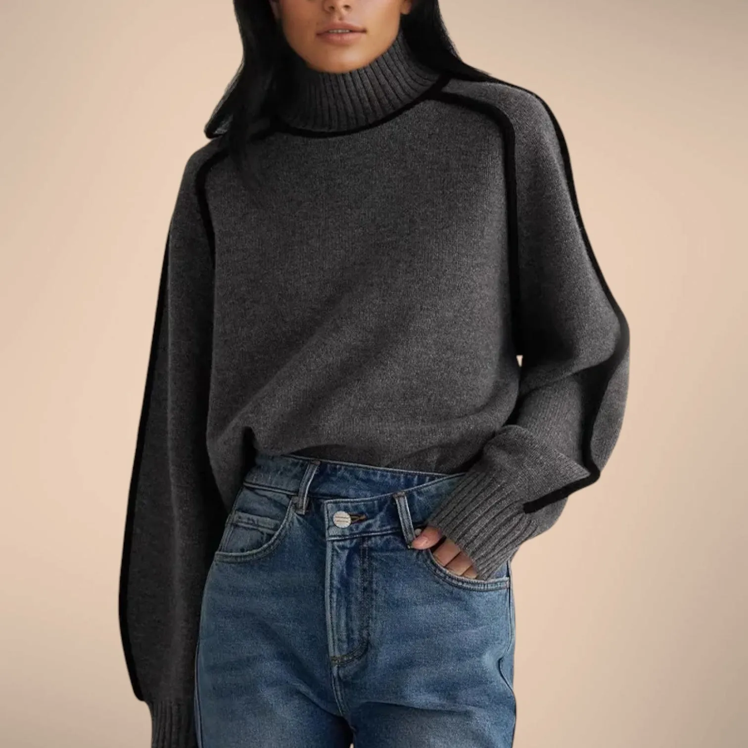 Solange Chainette Turtleneck