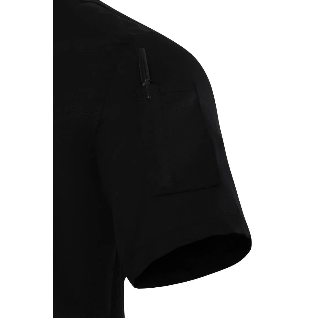 Southside Harlem Short Sleeve Chef Jacket Black M