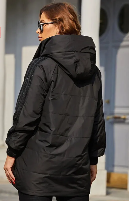 Spring Parkas Plus Size Padded Coats