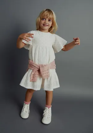 Structured dress - Cream