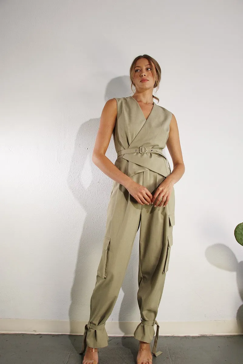 Structured Wrap Vest-Final Sale
