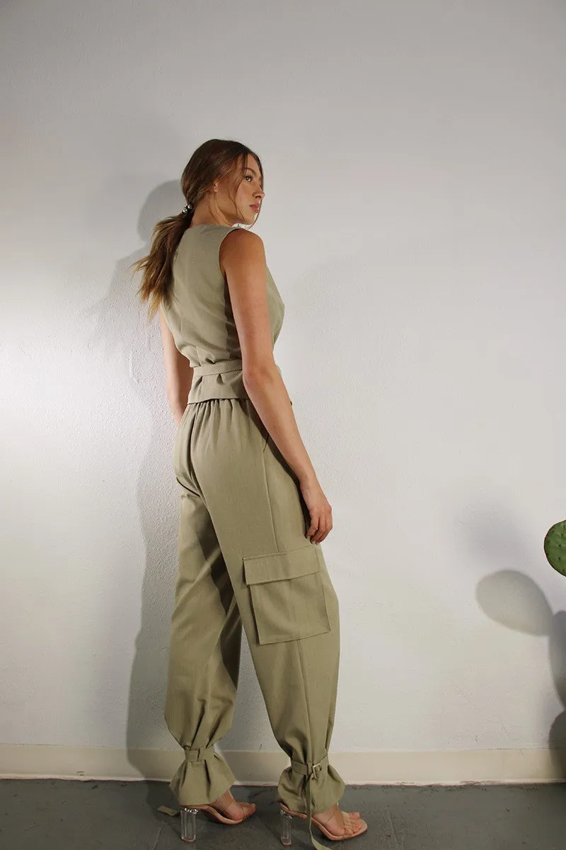 Structured Wrap Vest-Final Sale