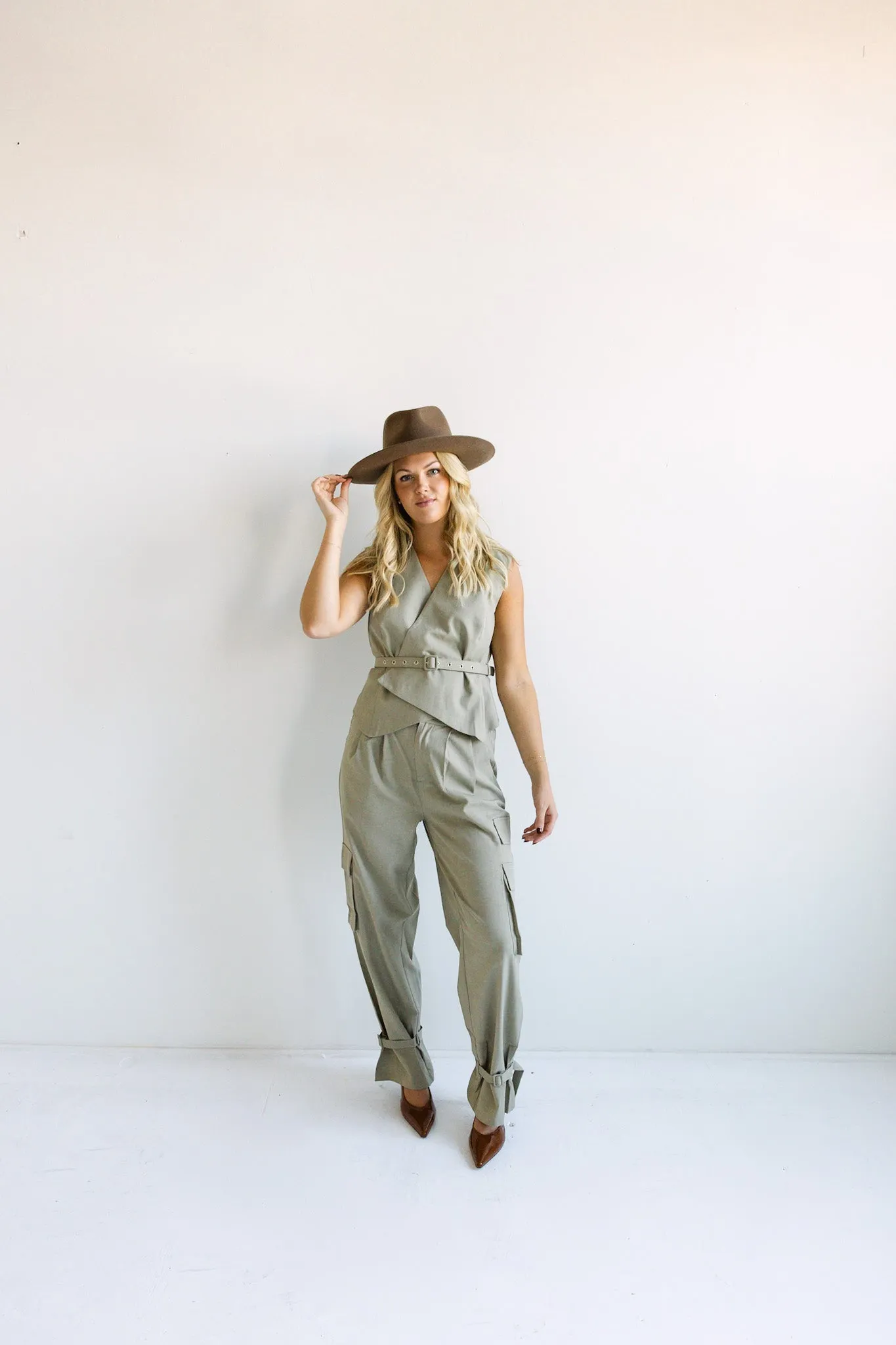 Structured Wrap Vest-Final Sale
