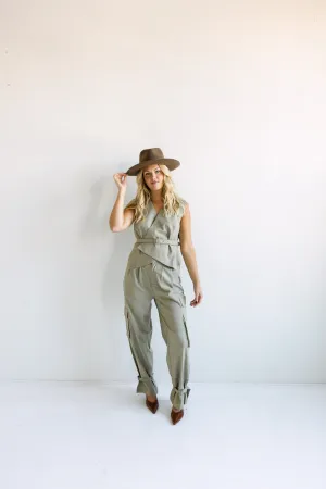 Structured Wrap Vest-Final Sale