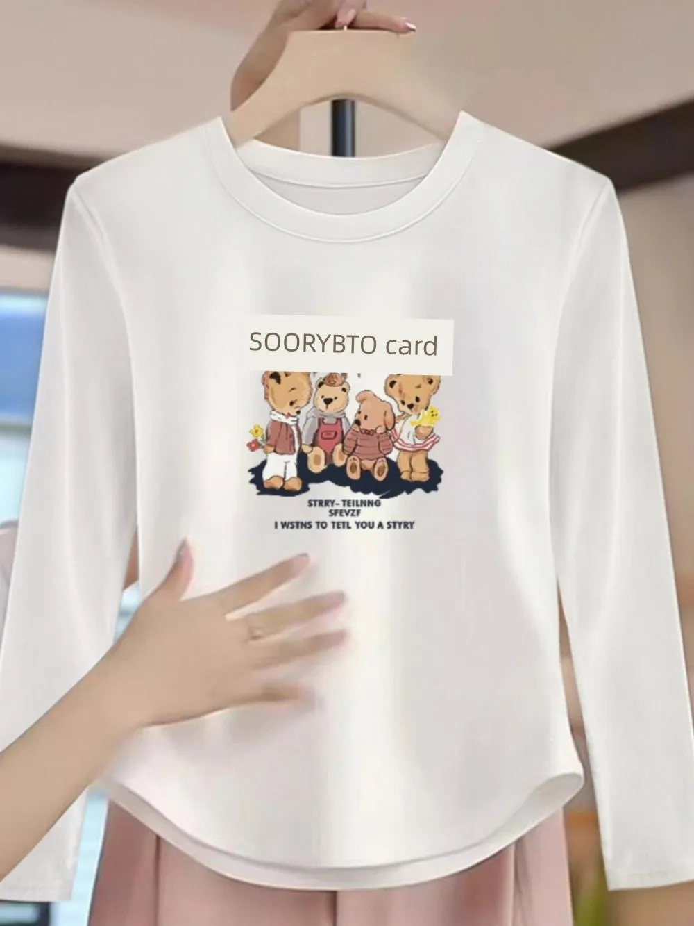Stylish Xiaozhongde Velvet Long Sleeves T-shirt Female Fall and Winter Inner Wear Short Bottoming Shirt American Sexy Silm Tops