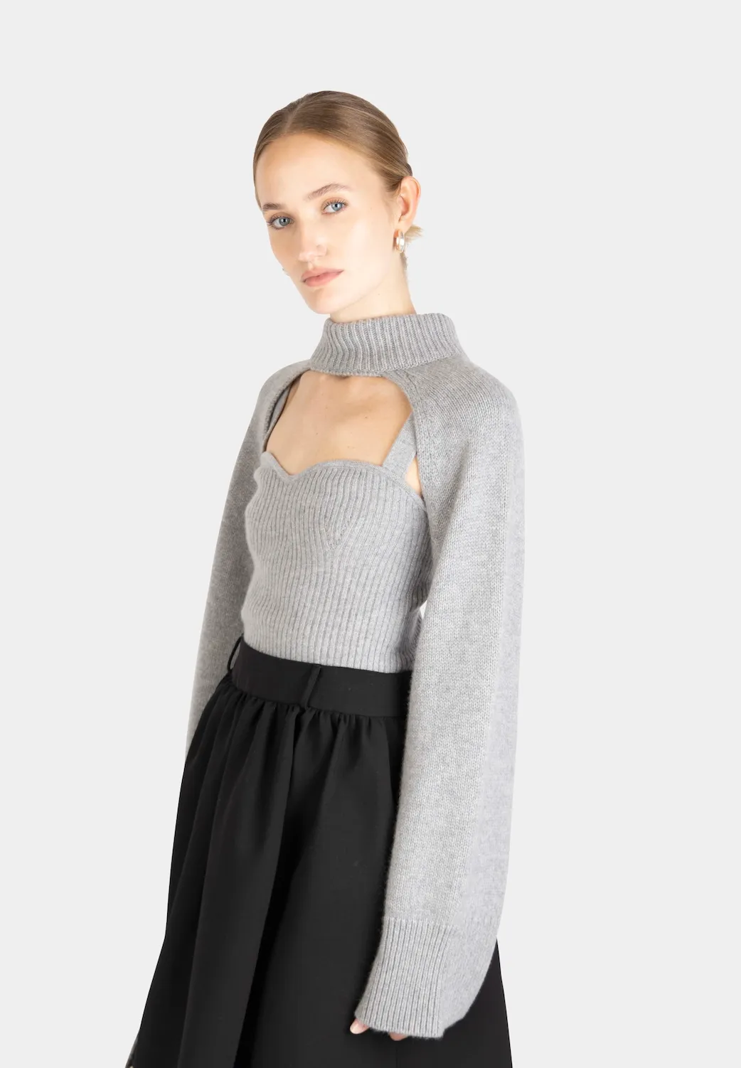 Susanna Top Felt Grey