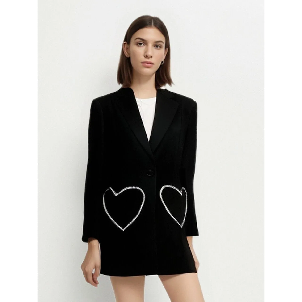 The Heartthrob Long Sleeve Sequin Blazer