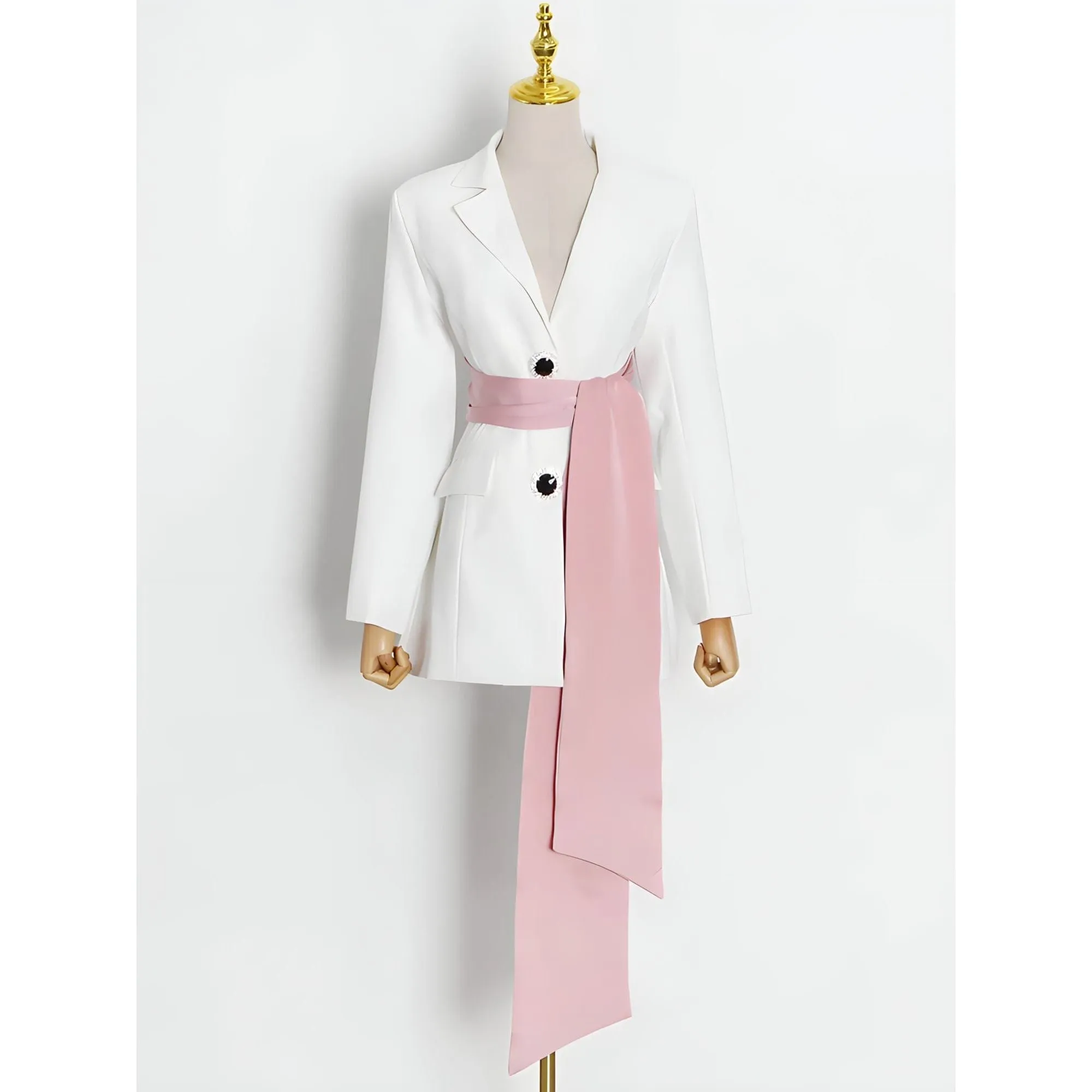 The Lyra Belted Slim Fit Blazer - Multiple Colors