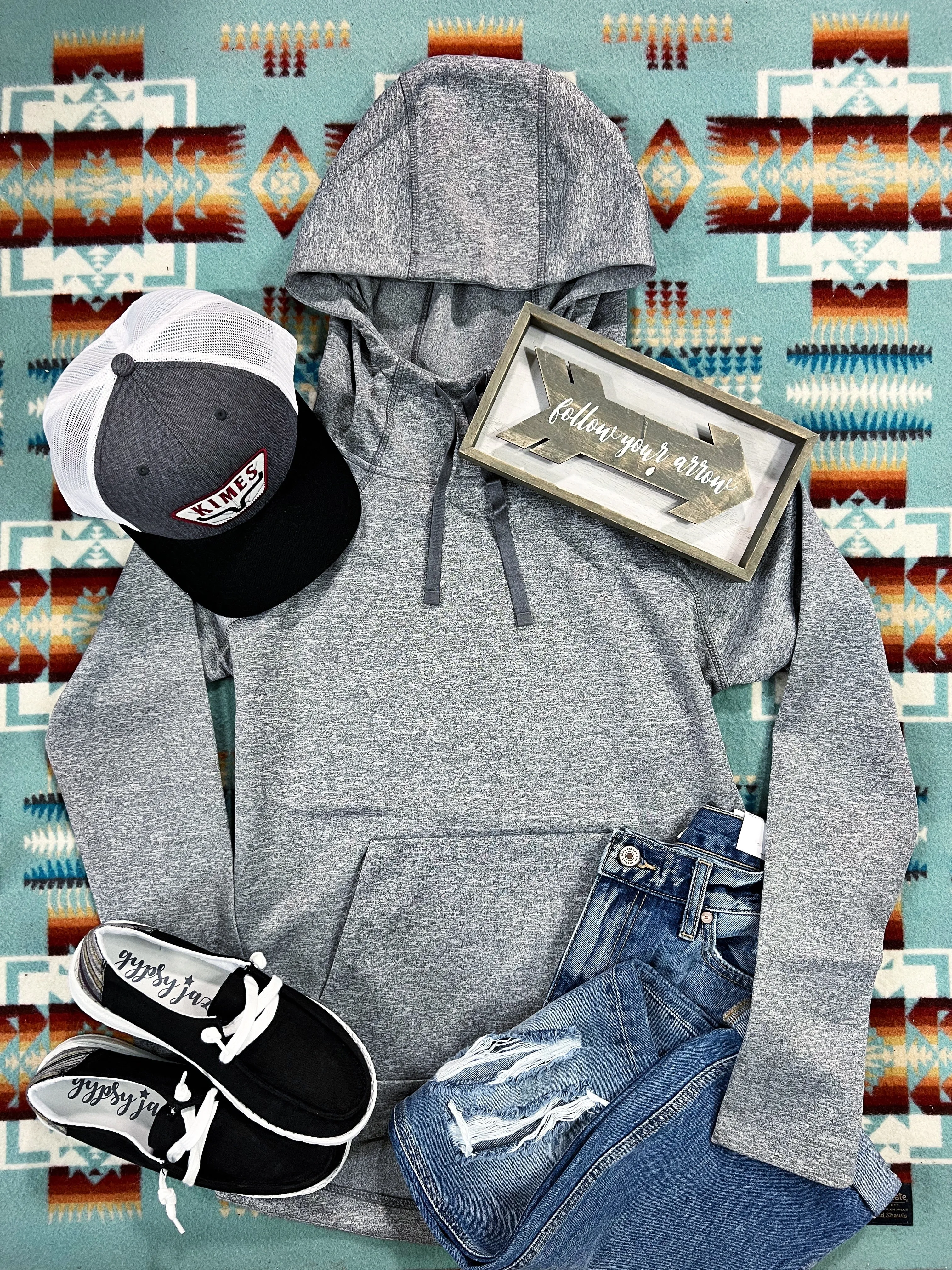The Sedona Sweatshirt In Grey