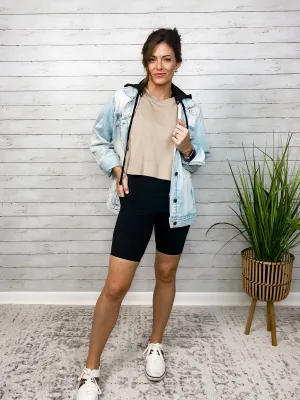Throw Back Biker Short