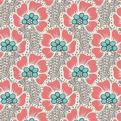Tilda Cotton Beach - Fat Quarter Pack - Grey (5)