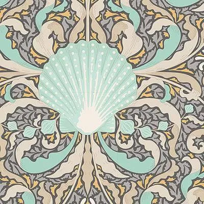Tilda Cotton Beach - Fat Quarter Pack - Grey (5)