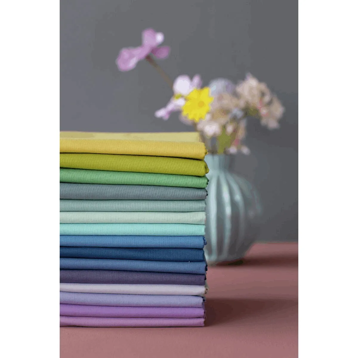 Tilda Solid Fabric | Soft Teal
