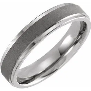 Titanium 5 mm Oxidized Flat Band Size 9.5