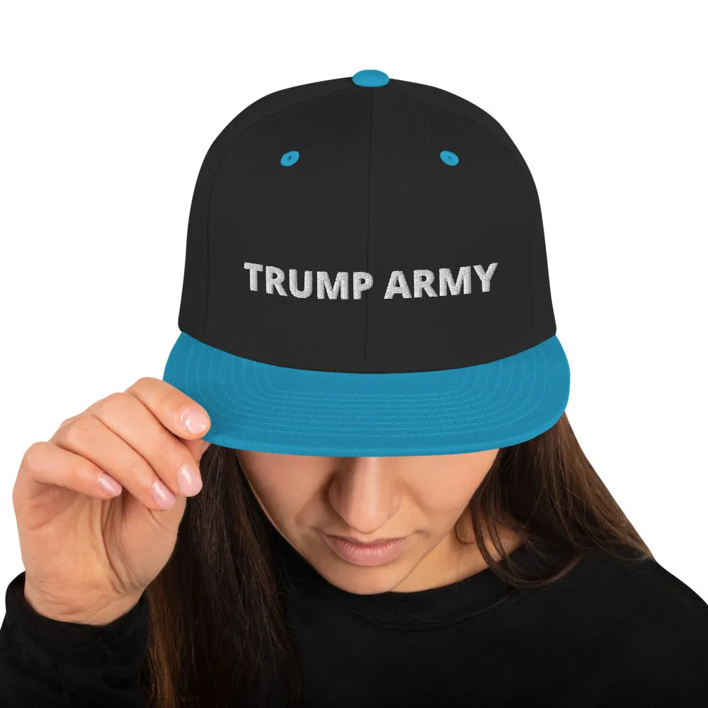 Trump Army Snapback Hat