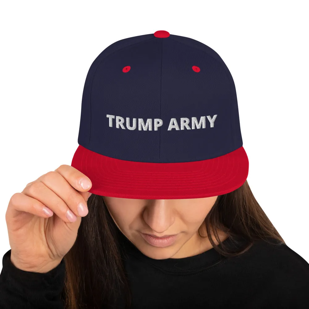 Trump Army Snapback Hat