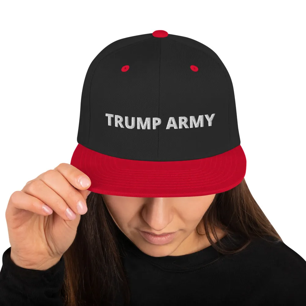 Trump Army Snapback Hat