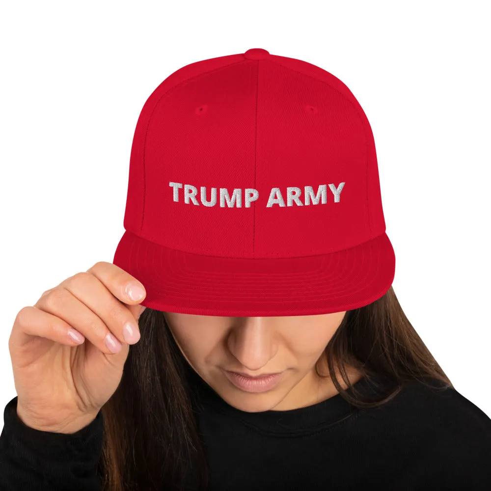 Trump Army Snapback Hat